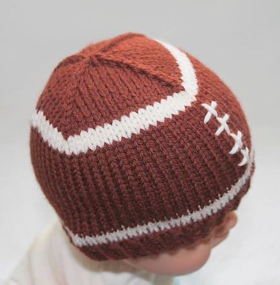 Knitted Baby Football Hat