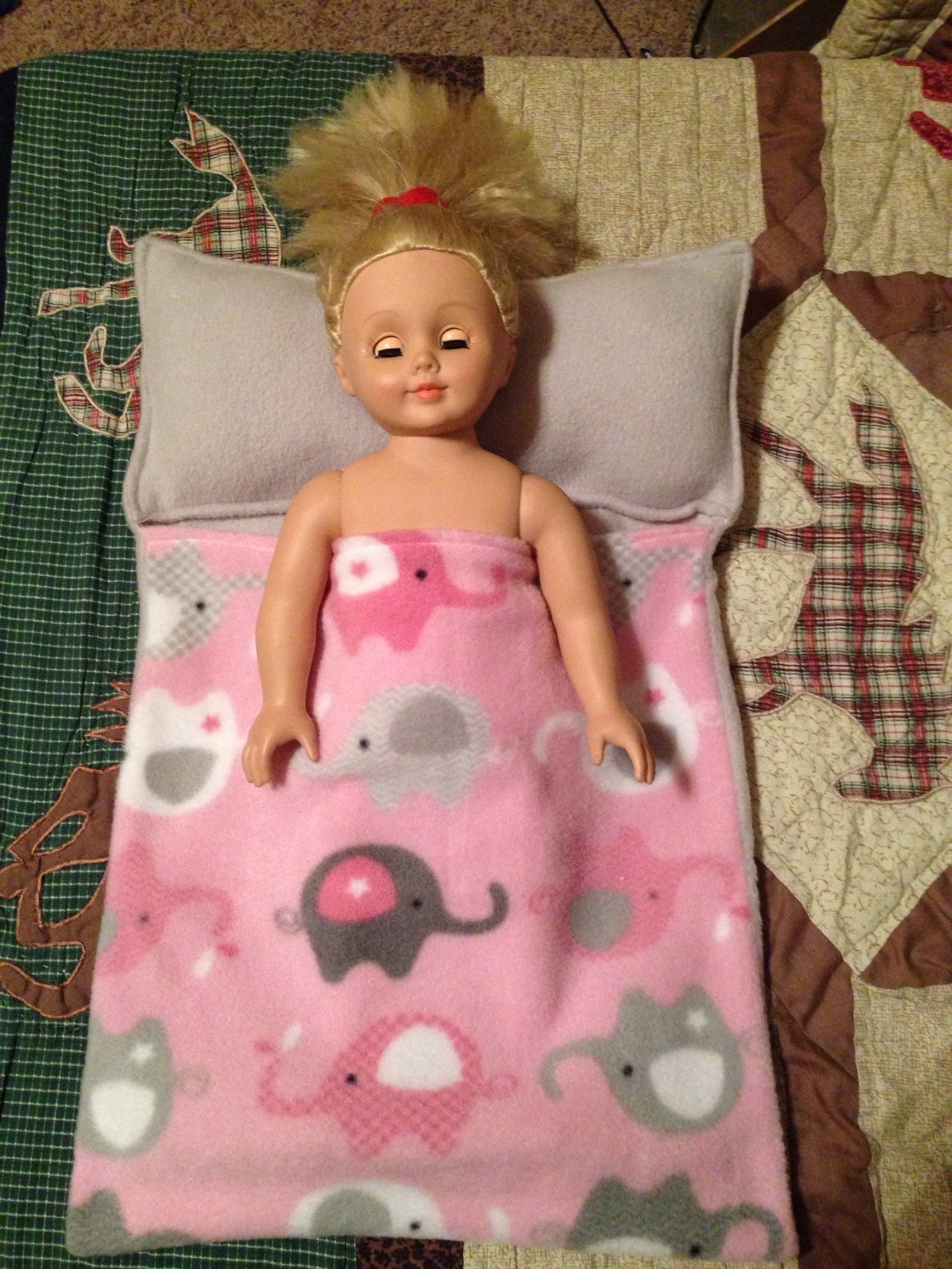 18 in doll sleeping bag by on Etsy