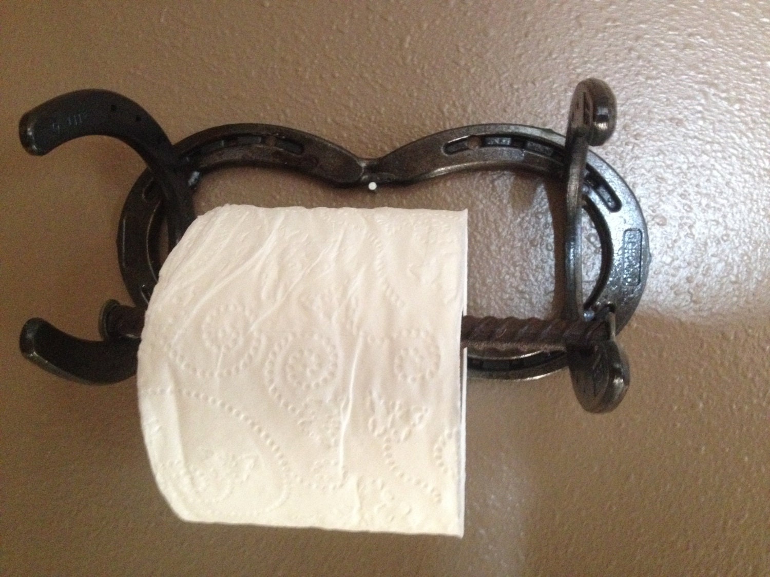 Horseshoe Toilet Paper Holder