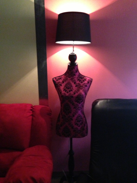 Dress Form Lamp Mannequin Floor lamp Digital by LampsbyLowman