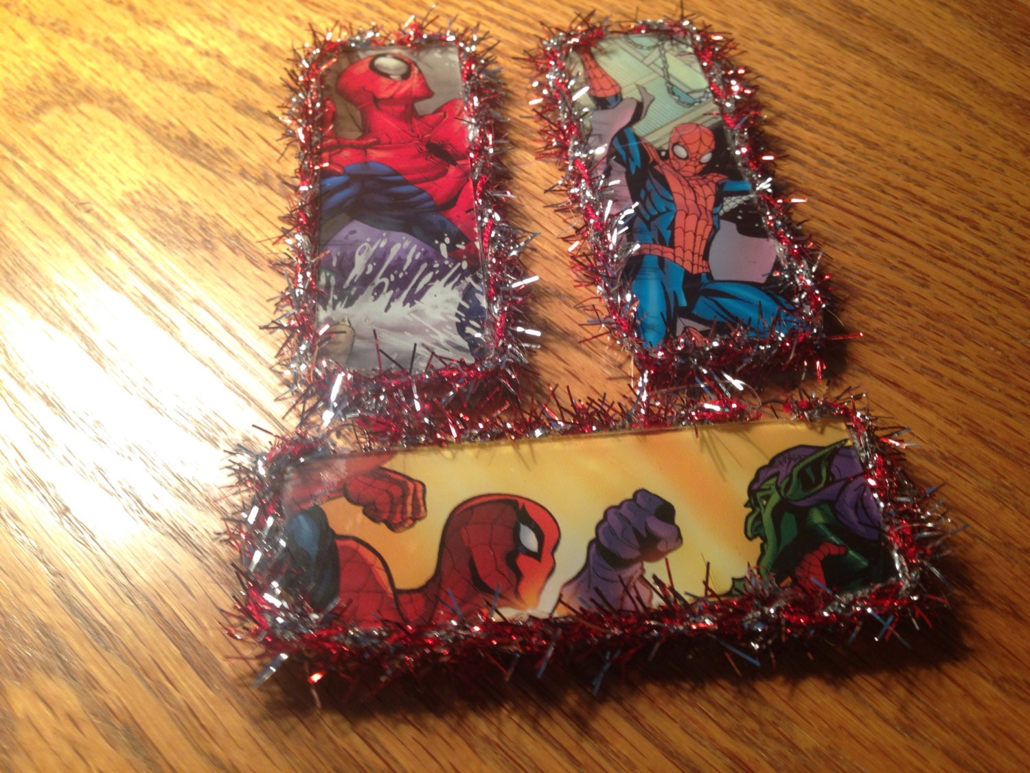 diy spiderman christmas ornaments