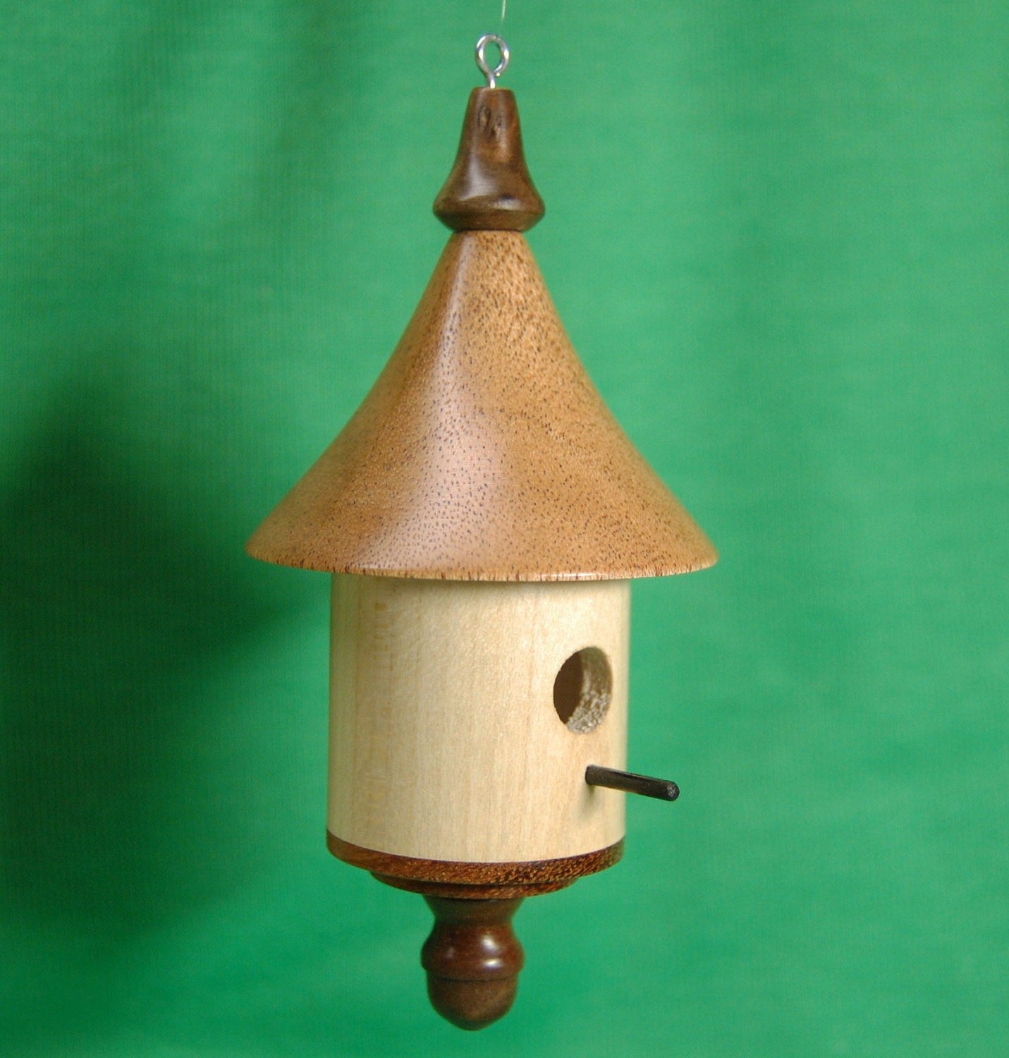 Handmade Christmas Bird House Ornament by BirdHouseOrnaments