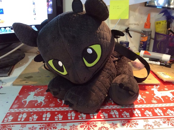 toothless plush backpack