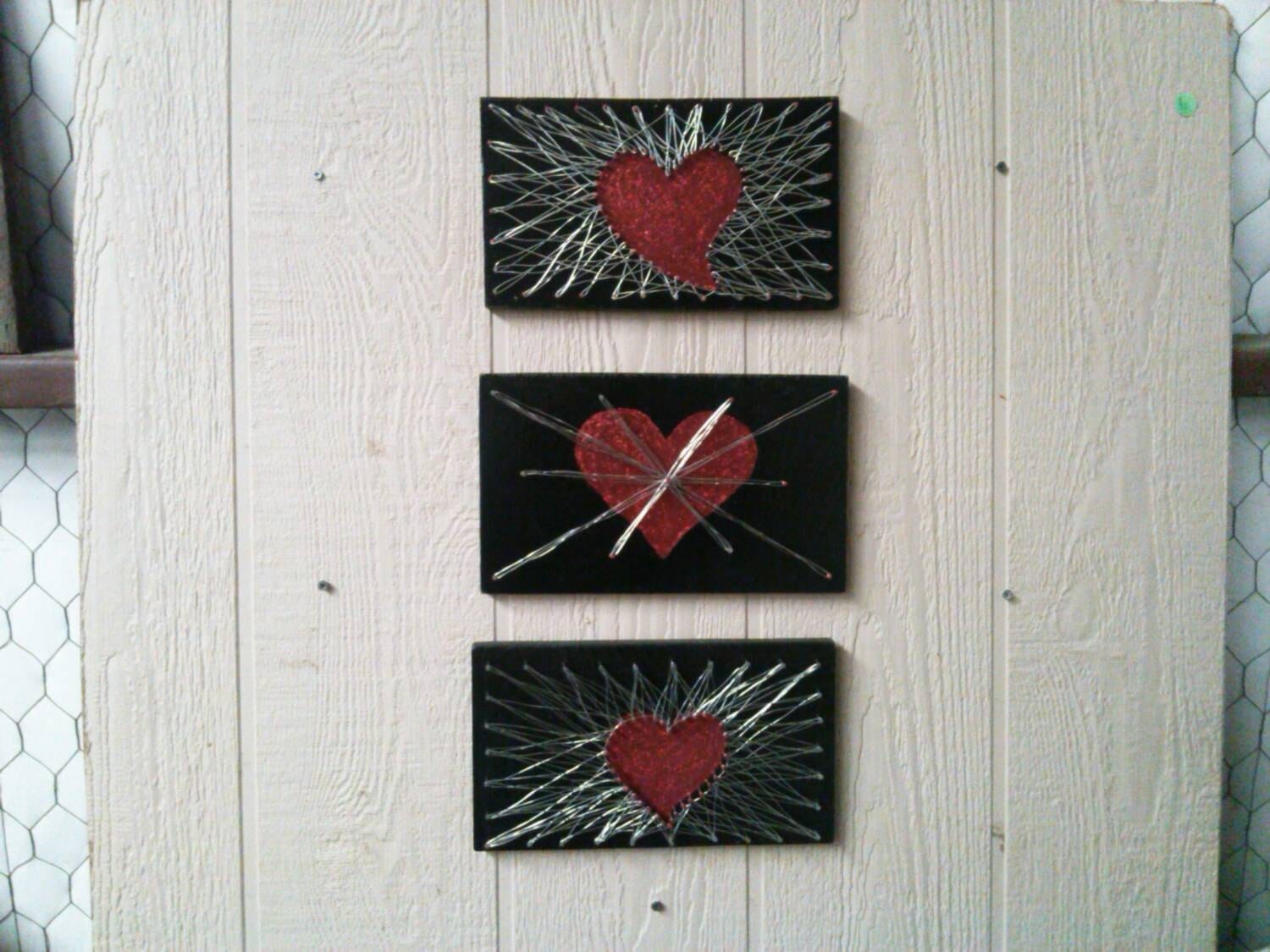 Love Wire Art of Hearts by JenysHouse on Etsy