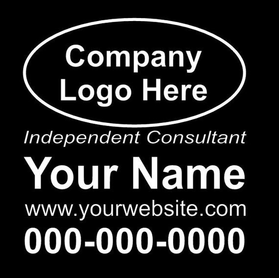 Items similar to Custom Independent Consultant Car Decal for