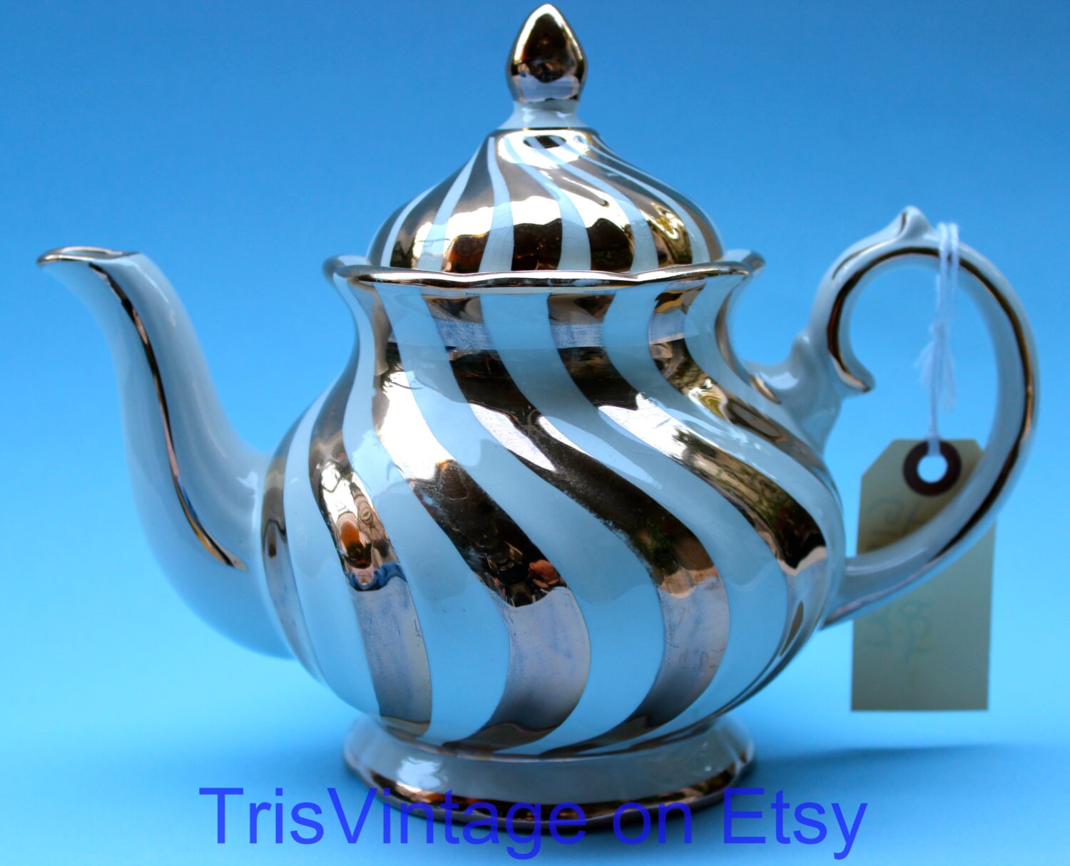 Lustreware Gibsons Teapot Made in Staffordshire England