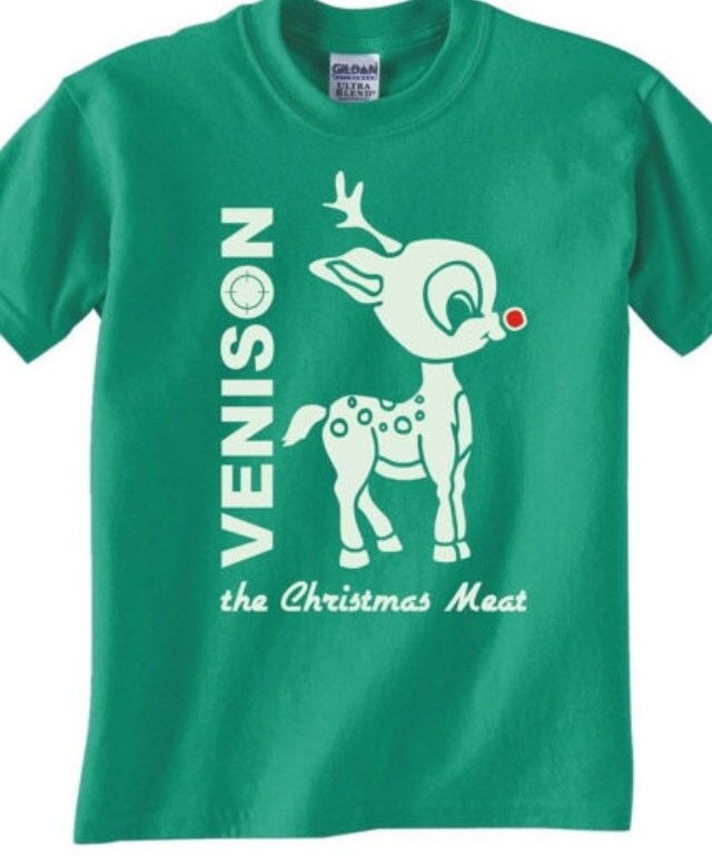 venison the christmas meat t shirt