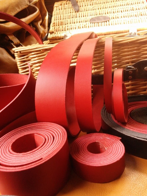 red leather strap