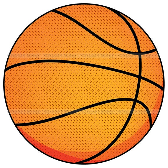 Premium Basketball clipart vector graphics digital clip art