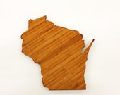 Wisconsin Cheese Bamboo Board - Quick Ship - Ready to Go