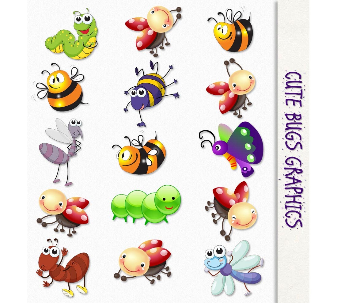 free clipart cartoon insects - photo #28