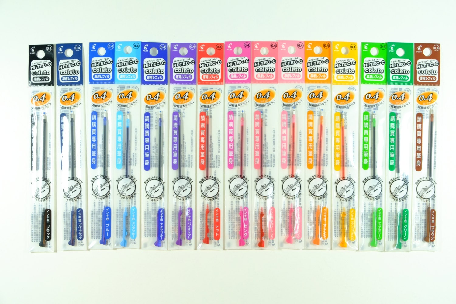 Pilot Coleto Refills 0.4mm Tip 5pack