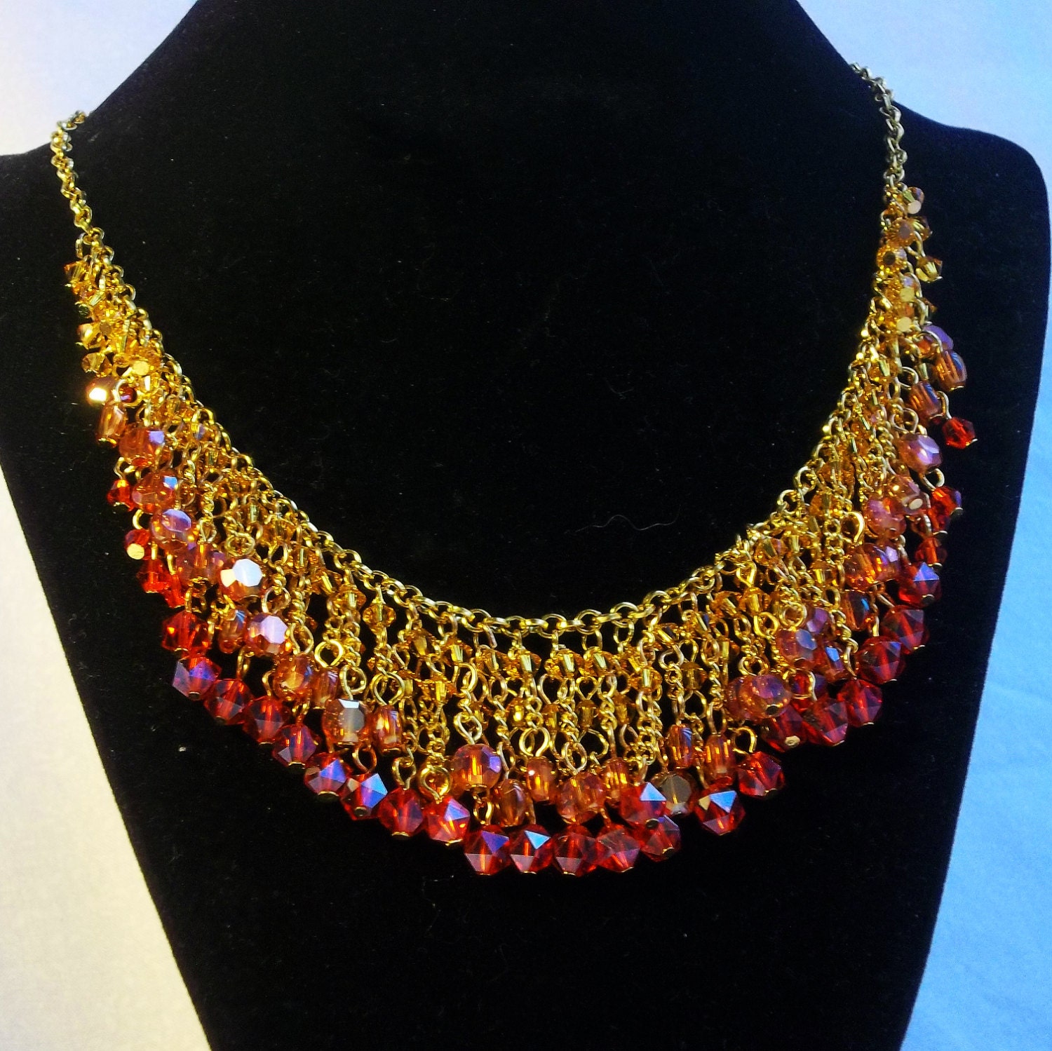 Firestarter Necklace by SilverStrandBoutique on Etsy