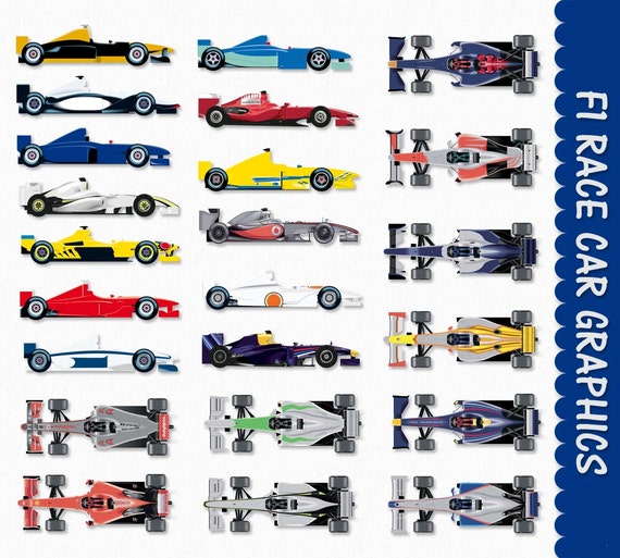 Race Car Clip Art Graphics F1 Formula One Formula 1 Clipart