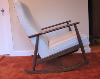 Vintage Retro Rocking Chair with Mid Century Lines