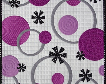 Circles and Rings Baby Quilt Pattern PDF