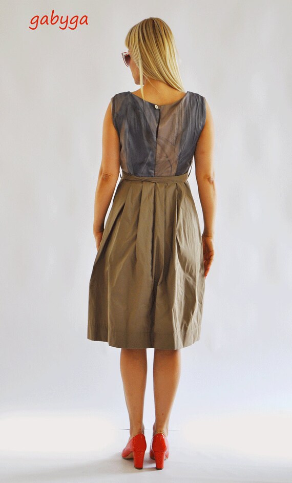 Beige plus size dress/Brown Dress/Maxi by Gabygaclothes on Etsy