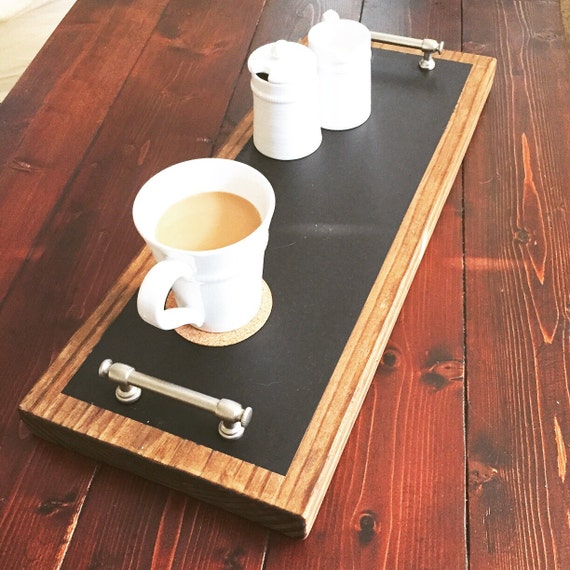 Items similar to Chalkboard Tray on Etsy