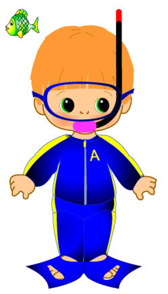 scuba diver doll