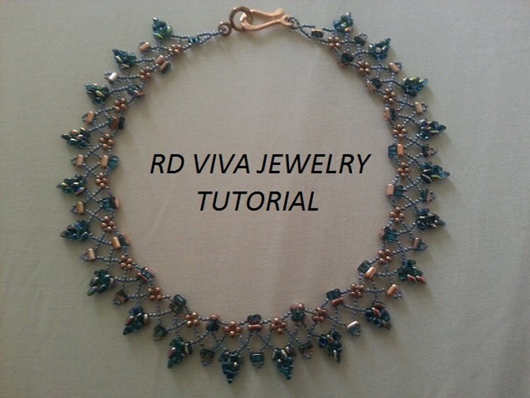 Tutorial San Antonio Necklace by Vivatutorial on Etsy