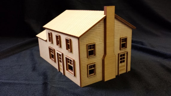 O Scale House Kit Model Railroad Train Building On30 Scale