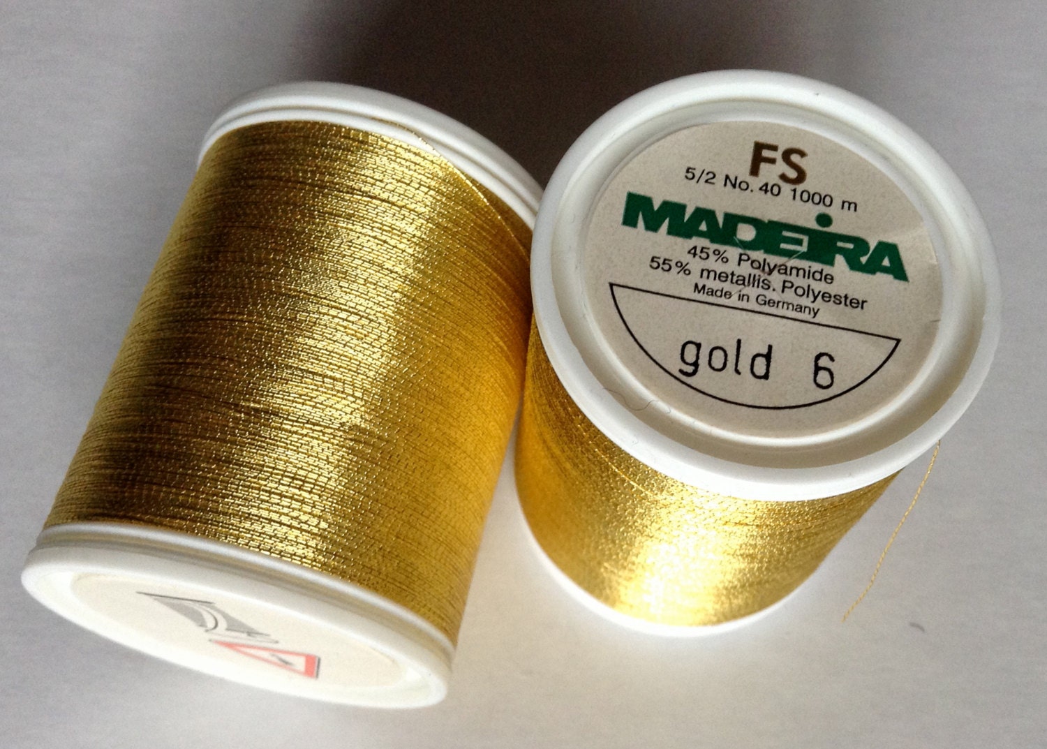 Madeira Metallic Thread 1000M Gold6