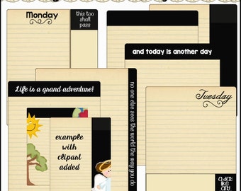 Journal Pages Printables Instant Download Commercial Use