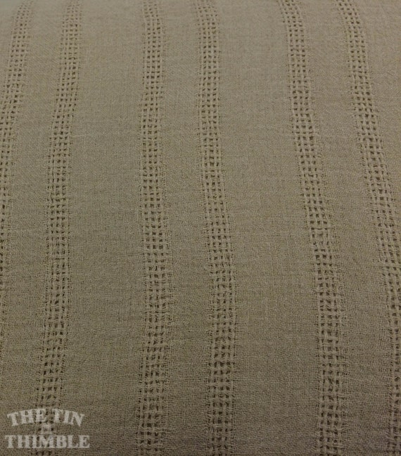 Leno Weave Cotton Gauze in Tan 1 Yard by TheTinThimble on Etsy