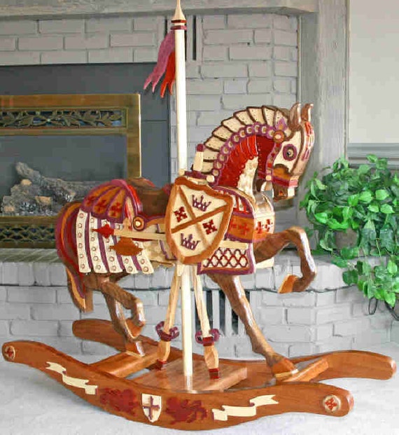 Armored Carousel Rocking Horse Woodworking Plans by 