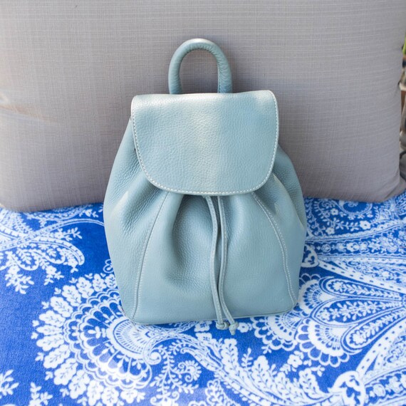 sage green mini bag