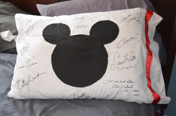 Items similar to Mickey or Minnie Mouse Pillow Case on Etsy