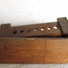 Vintage handmade wooden box, vintage brush holder, pen holder, tool holder, handmade wood Craft box, Unique vintage wood box, great display