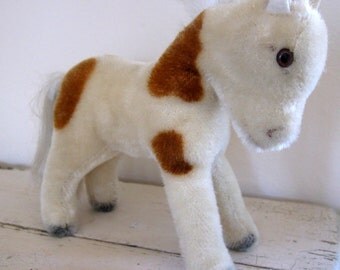 Vintage Steiff Mohair Antique Toy Horse