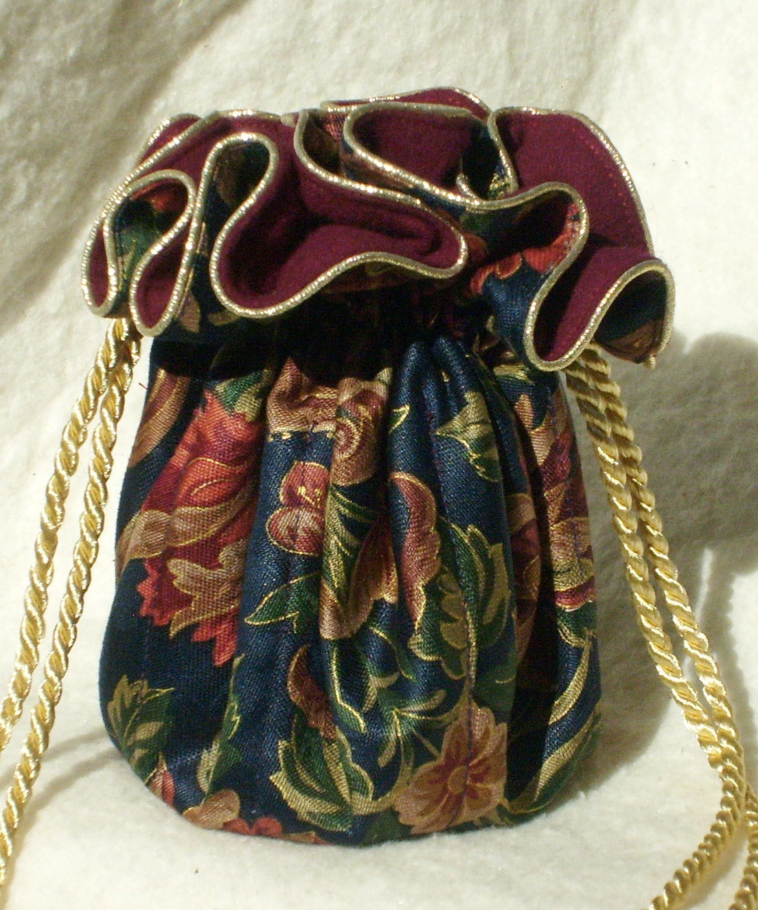 Anti Tarnish Jewelry Pouch Bag in regal Navy