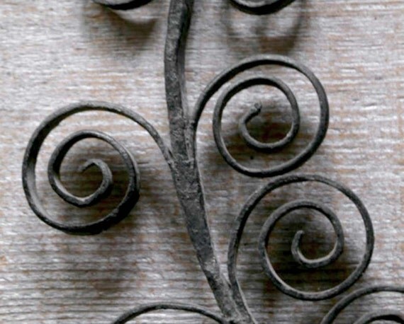 Antik schmiedeeisen kamin werkzeughalter volkskunst von 5gardenias