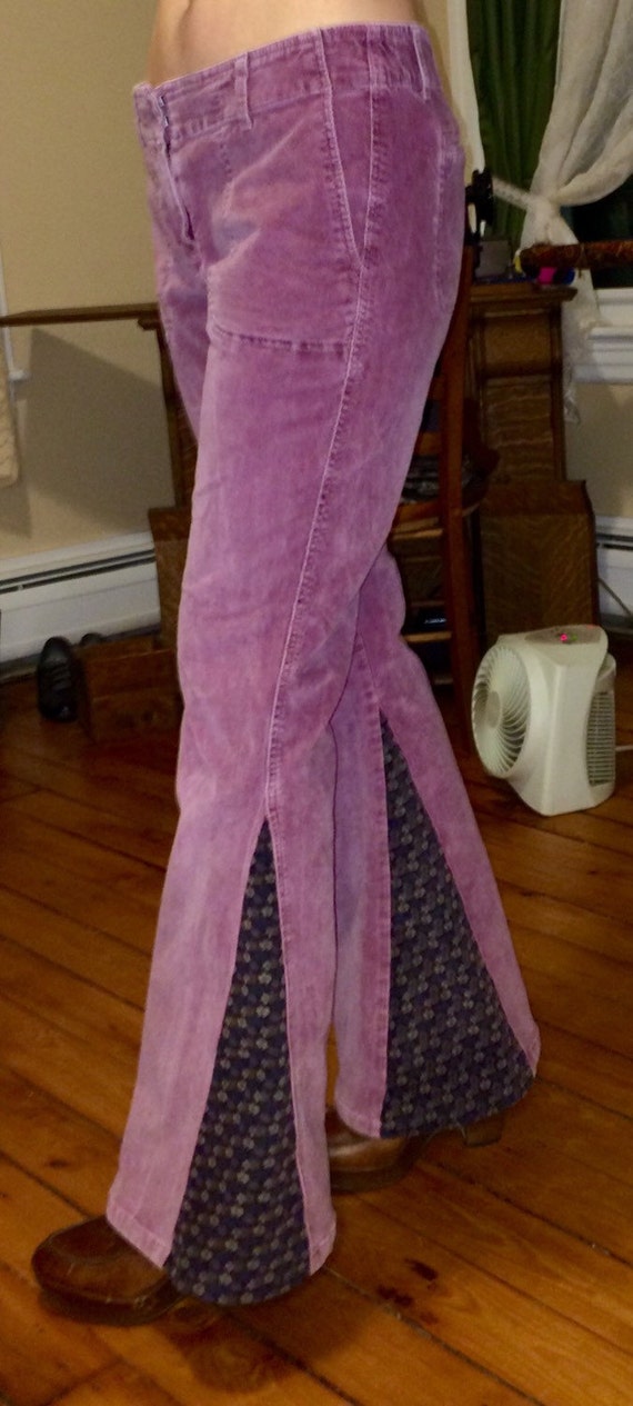 pink corduroy bell bottoms