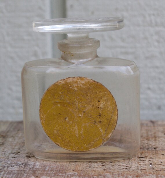 blonde vintage etsy bottle (1919) Le Baccarat Perfume Blond Tabac Caron Vintage  Bottle
