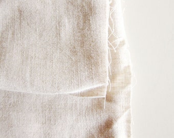 Natural Cotton Linen Blend - Japanese Fabric - Large Fat Quarter - Available in Larger Yardage