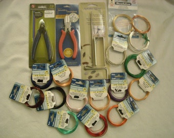 wire, jewelry making, tools lot ( F 98 ) ...