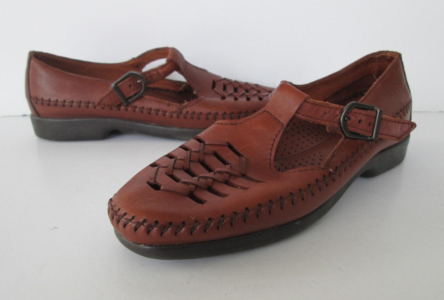 Vintage Dexter T-Strap Comfort Shoes