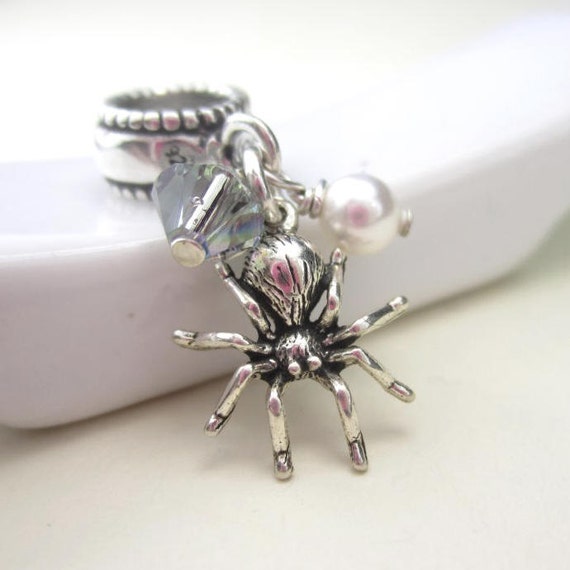 Spider Charm for European Bracelets by FlauntDesignsJewelry