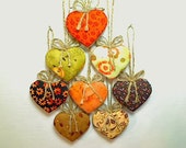 Fall/Autumn Heart Ornaments, Thanksgiving, Home Decor, Holiday Celebrations, Fall Decoration, Party Favor, Rustic, Set/8,Halloween, #1 Fall/Autumn Heart Ornaments, Thanksgiving, Home Decor, Holiday Celebrations, Fall Decoration, Party Favor, Rustic, Set/8,Halloween, #1