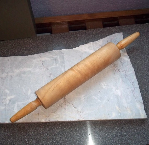 Vintage MidCentury Foley Birdseye Maple Rolling by vintagedazzle