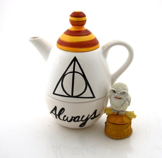Harry Potter R Deathly Hallows R Inspired teapot by LennyMud