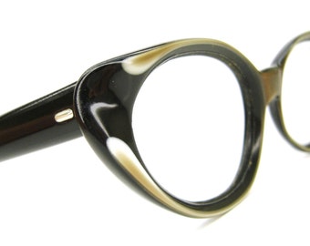 Vintage cat Eye Glasses Eyeglasses or Sunglasses Frame France