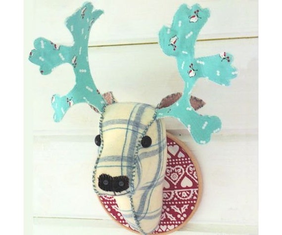 Fabric Deer Head pdf Sewing pattern instant download