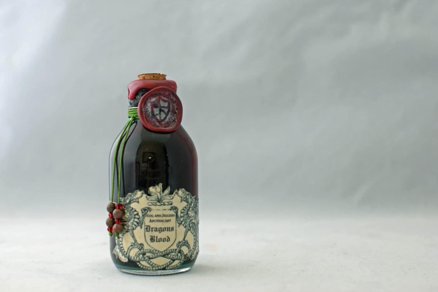 Dragons Blood, A Color Change Potion Bottle. steampunk buy now online