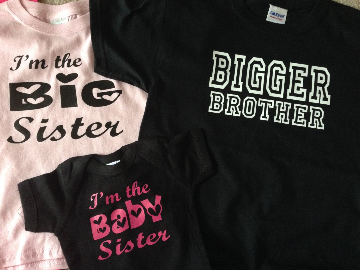 sibling shirt sets for 3