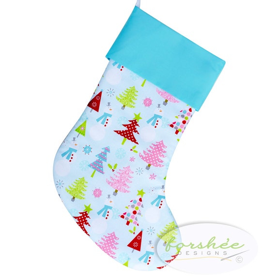 Baby Girl Christmas Stocking First Christmas by forsheedesigns