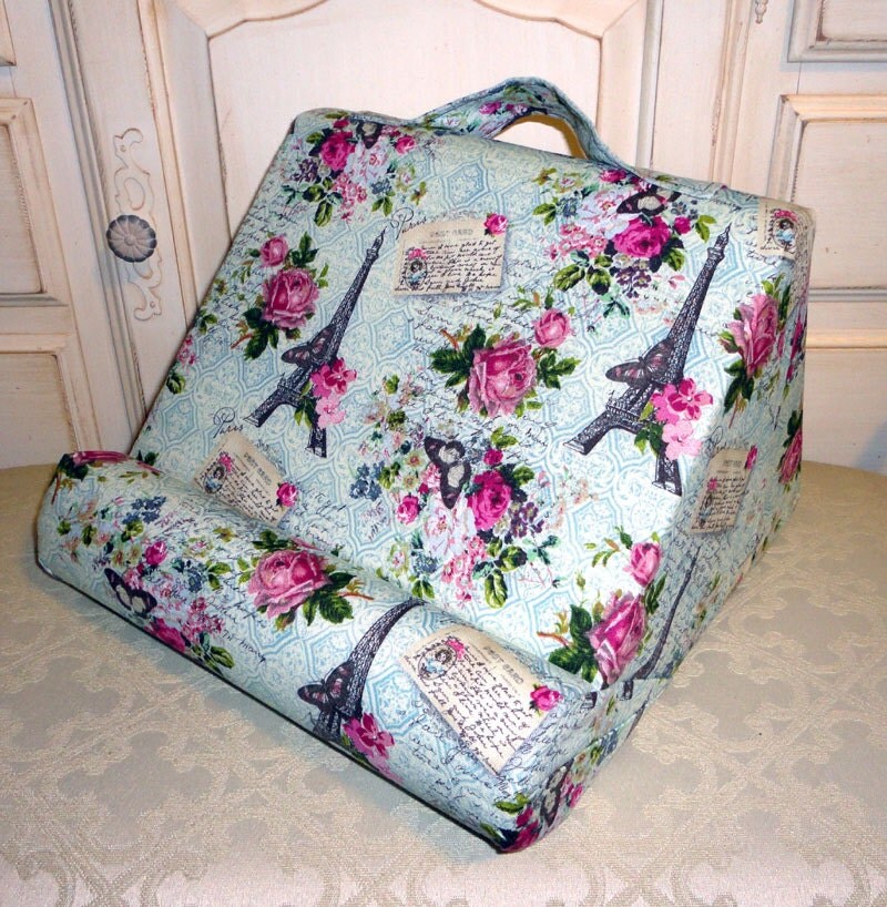 iPad Stand / Book Stand / Padded For Your Lap / by SewInventive